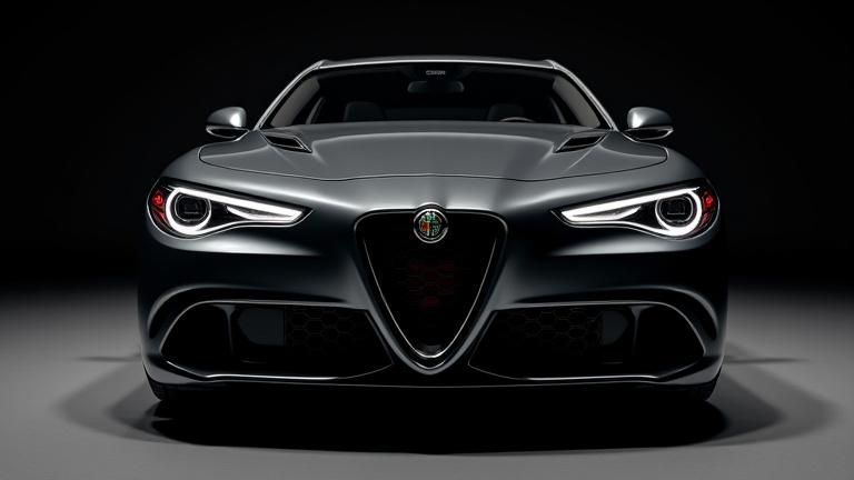 Alfa Romeo Giulia Quadrifoglio con tuning motore